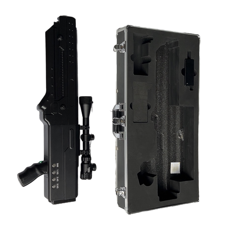  微山手持便携式枪型低空防御反制四通道A型