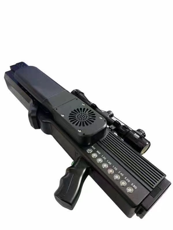  微山手持便携式枪型低空防御反制八通道